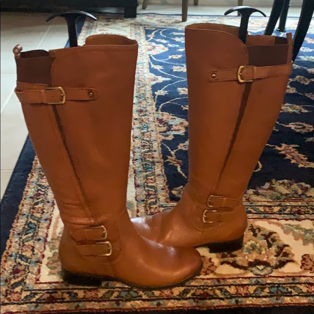 Naturalized Knee High Boots - Tan/Brown
